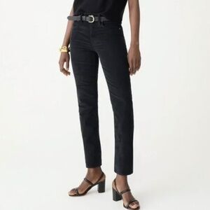 J Crew Straight Legged Black Corduroy Pants - size 26